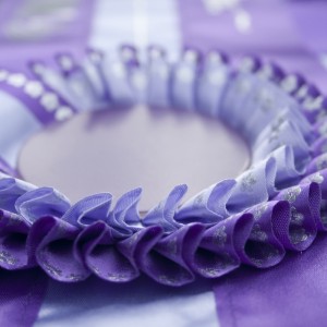 purple rosette